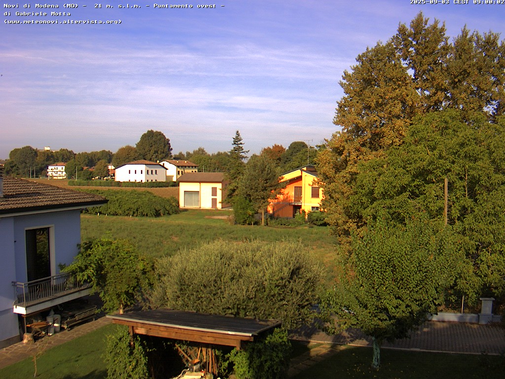 immagine della webcam nei dintorni di Boretto: webcam Novi di Modena